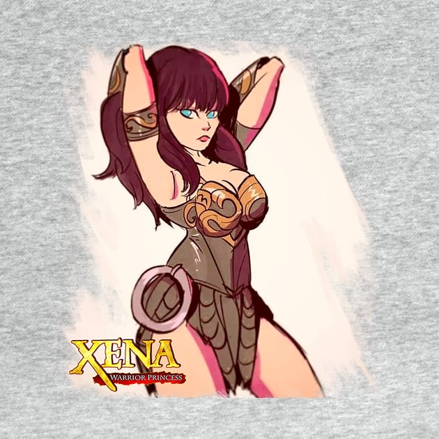 Xena Princess Warrior by rafafloresart